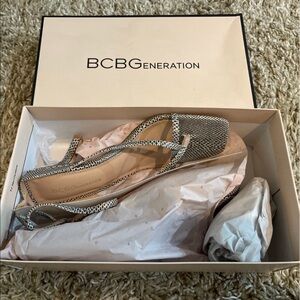 BCBGENERATION MAN MADE UPPER  gray multi snake midony gn214634 （size：8.5M/39）